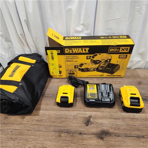 AS IS Dewalt-DCB246CK 20V MAX* Lithium Ion Starter Kit