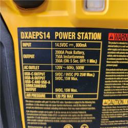 Phoenix Location DEWALT Portable Power 2000 Peak Amp Jump Starter w/Digital Compressor