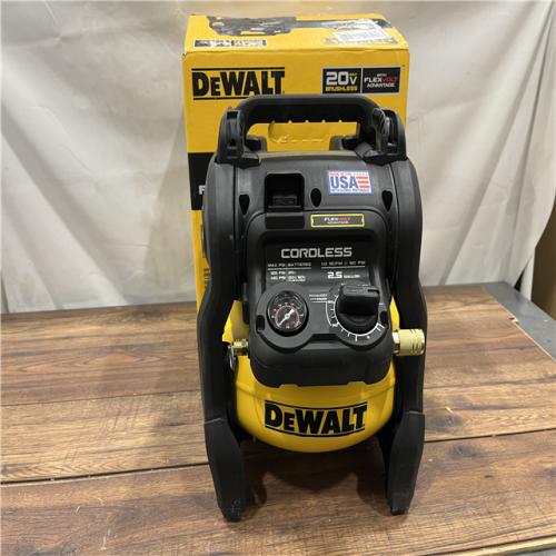 AS-IS DEWALT 20V MAX* 2-1/2 Gal. Brushless Cordless Air Compressor