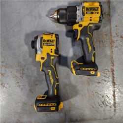 HOUSTON LOCATION - AS-IS DEWALT 20V MAX XR Hammer Drill and ATOMIC Impact Driver 2 Tool Cordless Combo Kit with (2) 4.0Ah Batteries, Charger, and Bag