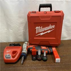 AS-ISMilwaukee M12 12-Volt Lithium-Ion Cordless ProPEX Expansion Tool Kit with (2) 1.5Ah Batteries, (3) Expansion Heads and Hard Case