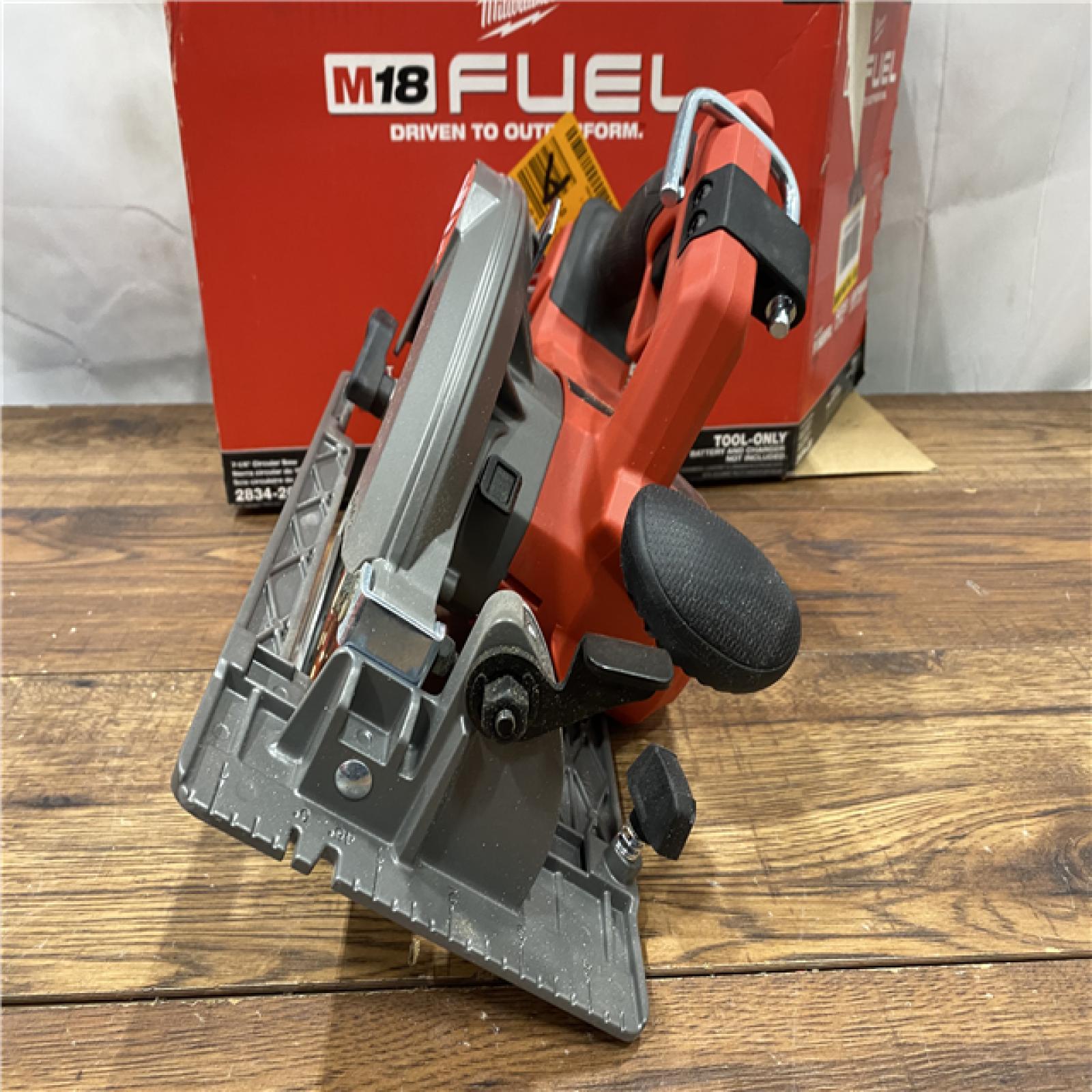 AS IS Milwaukee M18 FUEL 18V Lithium-Ion Brushless Cordless 7-1/4 in. Circular Saw (Tool-Only)