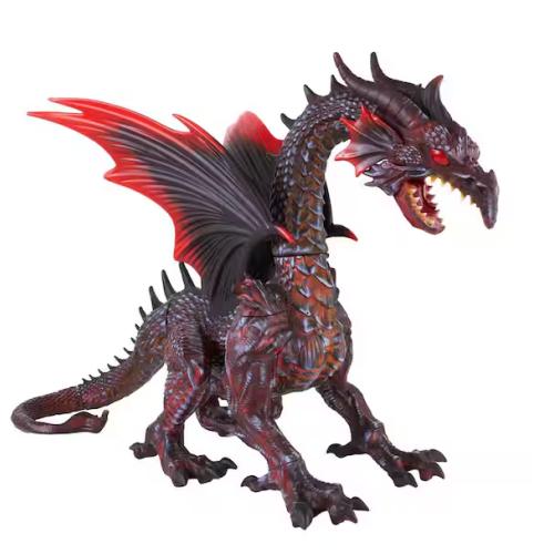 DALLAS LOCATION - Home Accents Holiday 6 ft. Animated Giant Fire Dragon