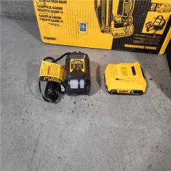 HOUSTON LOCATION - AS-IS DeWalt DCN660D1 20V 16 Gauge Cordless Angled Finish Nailer Kit W/ 2Ah Battery