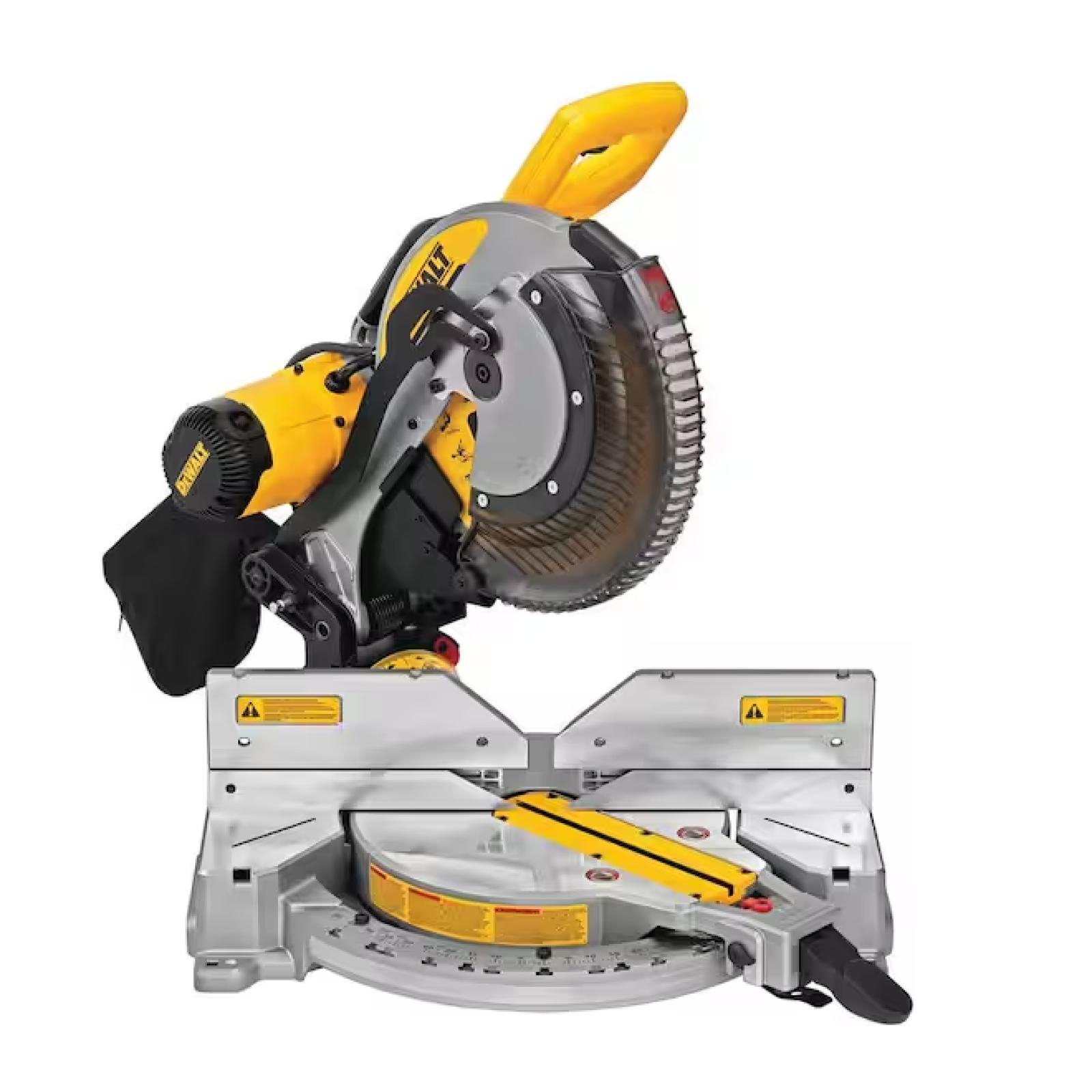 NEW! - DEWALT 15 Amp Corded 12 in. Compound Double Bevel Miter Saw