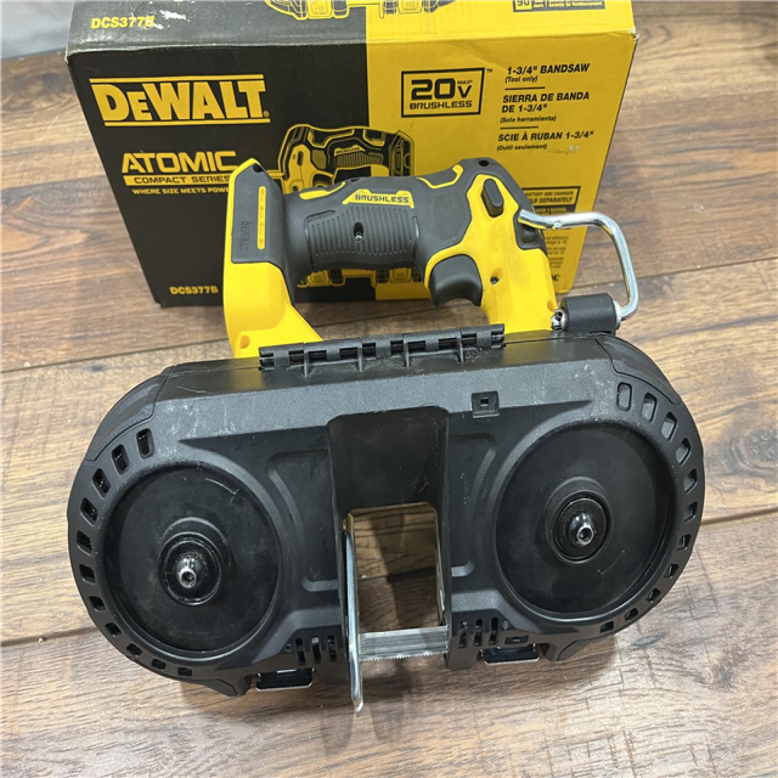 AS-IS Dewalt DCS377B 20V MAX ATOMIC Brushless Cordless 1-3/4  Compact Bandsaw