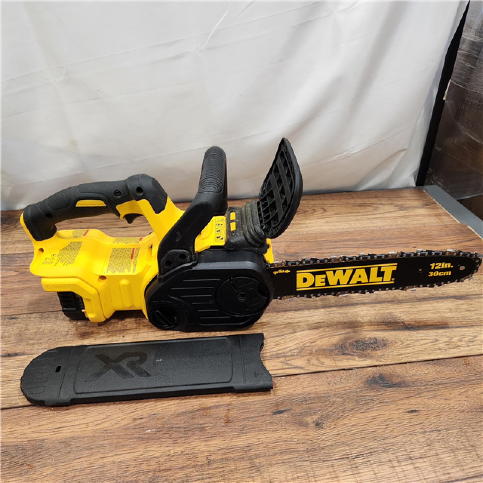 AS-IS Dewalt 7605686 12 in. 20V Battery Powered Chainsaw