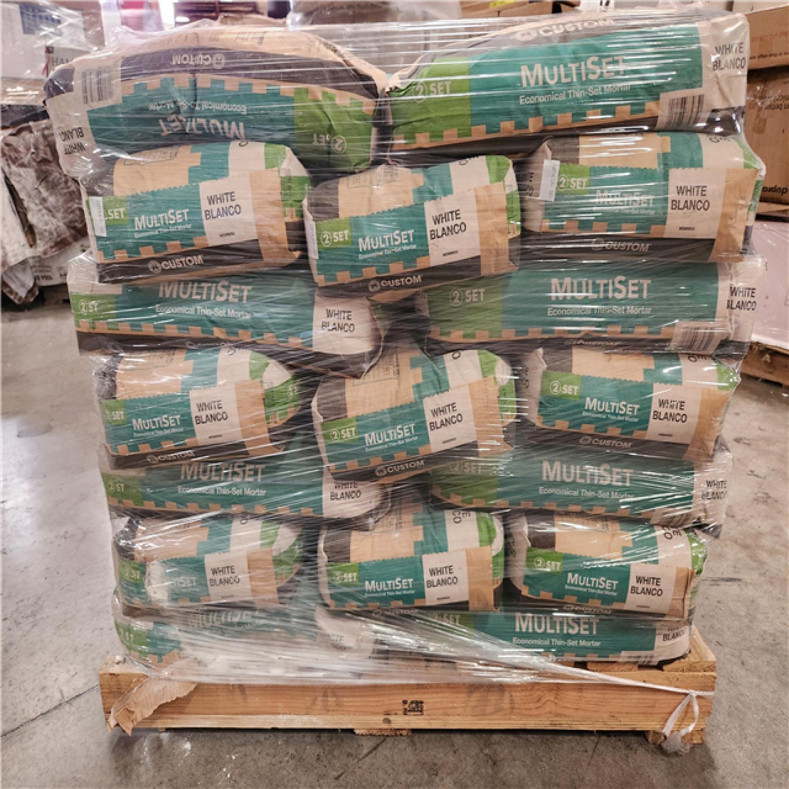 Phoenix Location MultiSet Economical Thin-Set Mortar 50 lb. White Pallet (35 Bags)