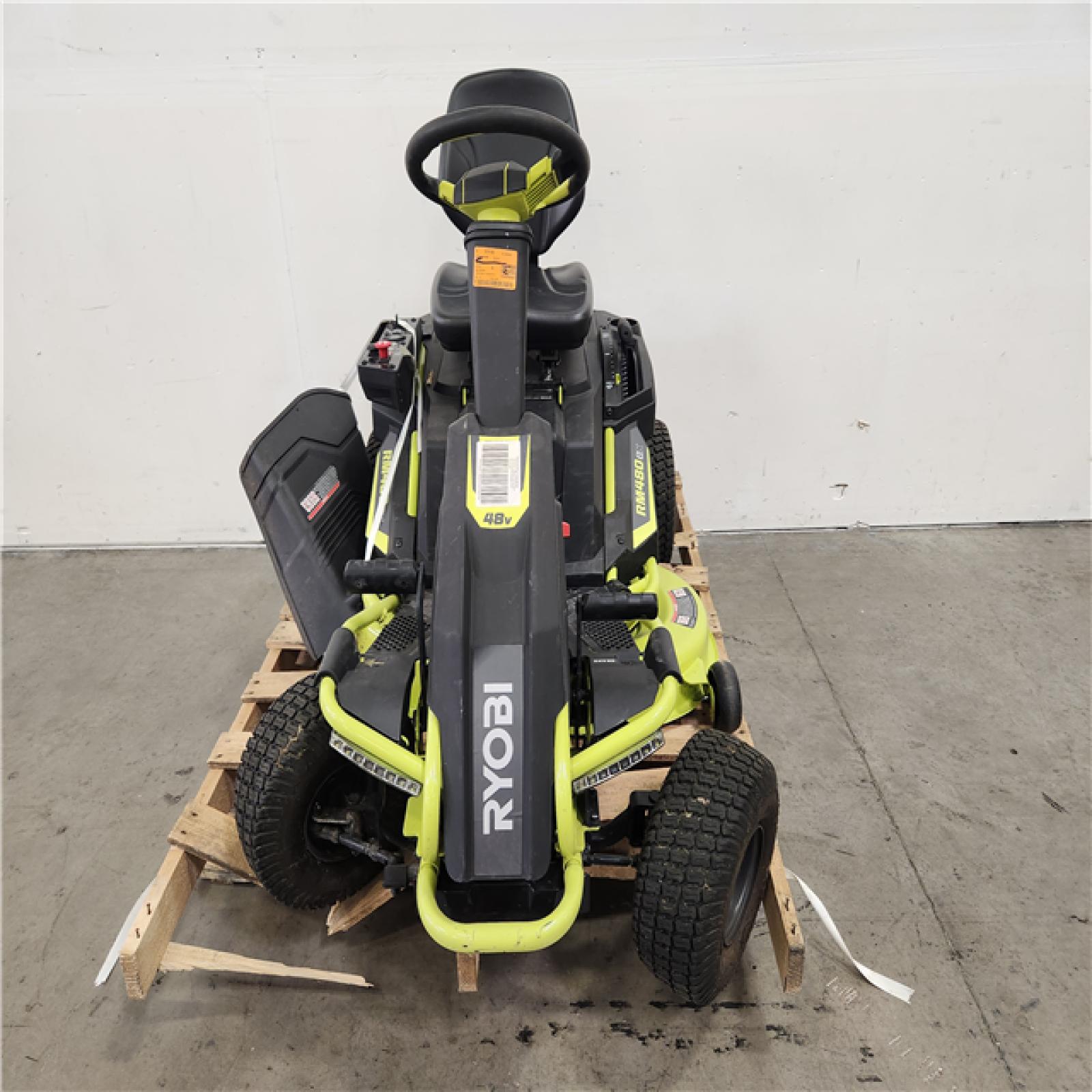 Phoenix Location LIKE NEW Ryobi 38 inches 100 Ah Battery Electric Rear Engine Riding Lawn Mower RY48111  tool-only(charger included)