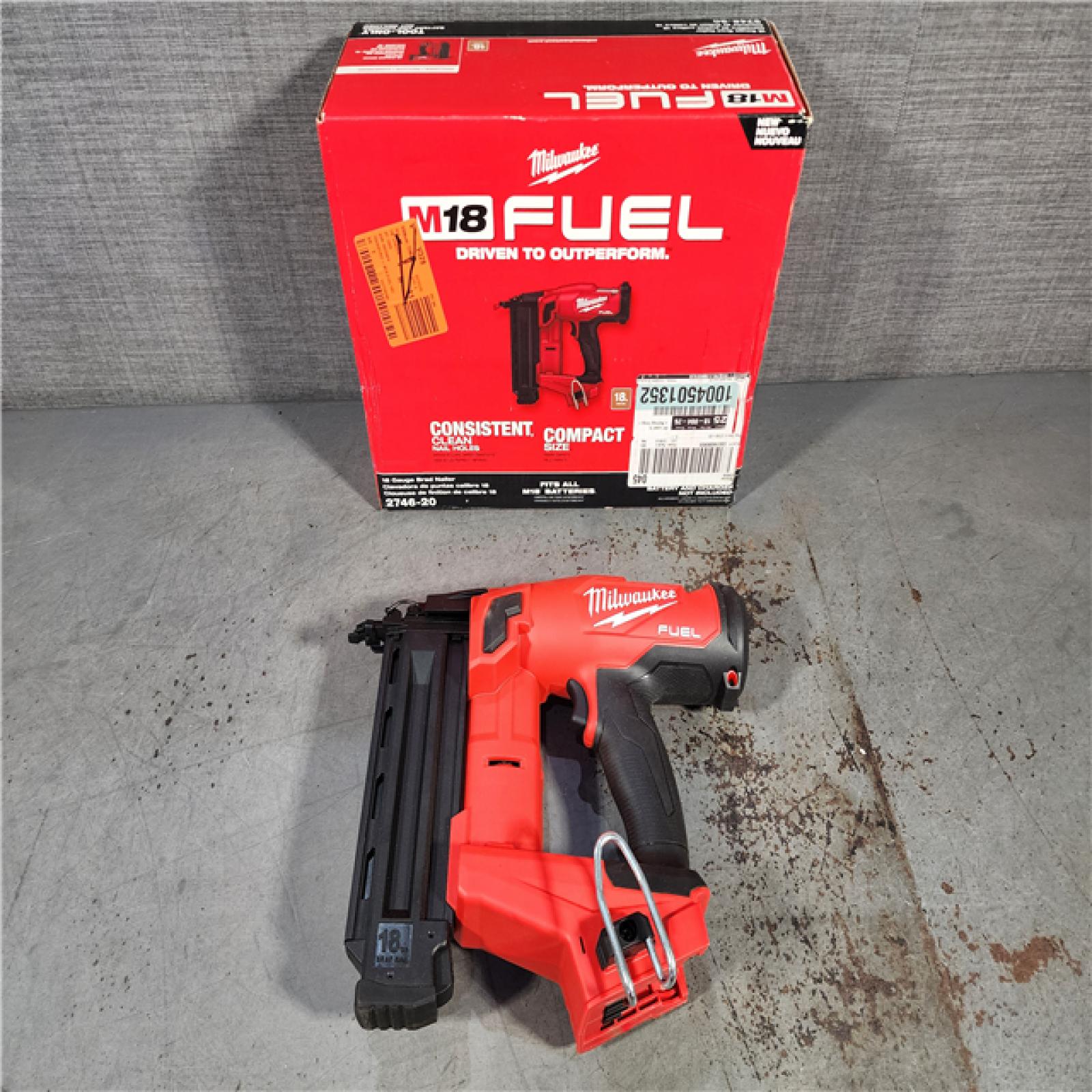 HOUSTON LOCATION - AS-IS Milwaukee M18 Fuel 18V Brushless 18-Gauge Brad Nailer 2746-20 (Bare Tool)