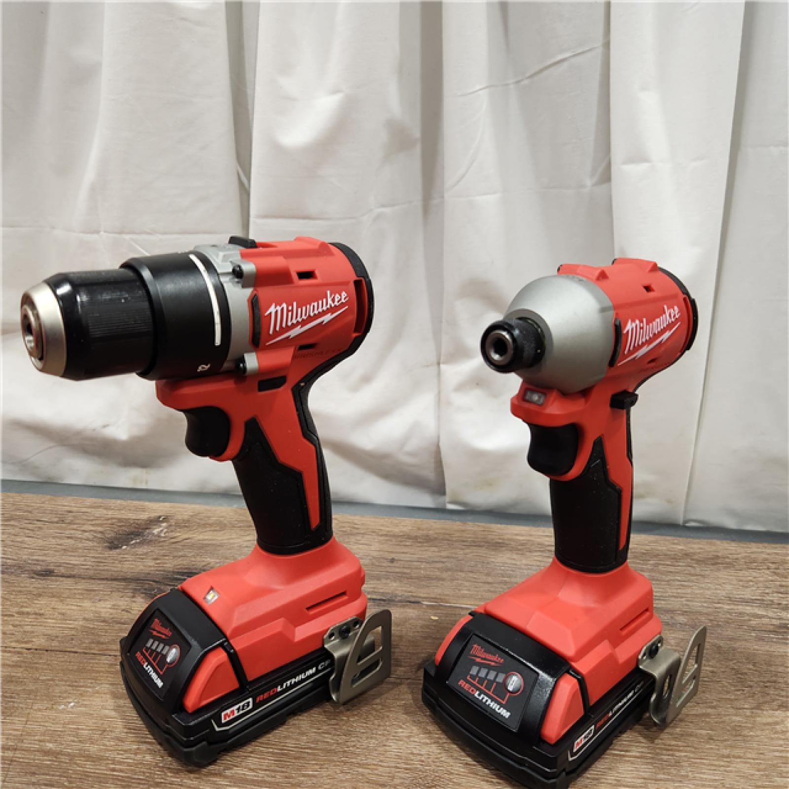 AS-IS Milwaukee M18 Compact Brushless 2-Tool Combo Kit