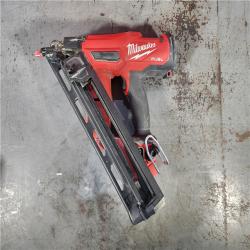 HOUSTON LOCATION - AS-IS Milwaukee 2839-20 M18 FUEL 15 Ga. 18 Volt Brushless Angled Finish Nailer (TOOL ONLY)