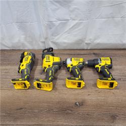 AS-IS DEWALT 20V MAX* XR 4-Tool Combo Kit