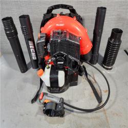 HOUSTON LOCATION - AS-IS ECHO 216 MPH 517 CFM 58.2cc Gas 2-Stroke Backpack Leaf Blower with Tube Throttle