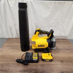 AS-IS DeWalt Brushless Cordless Battery Powered Handheld Leaf Blower KIT