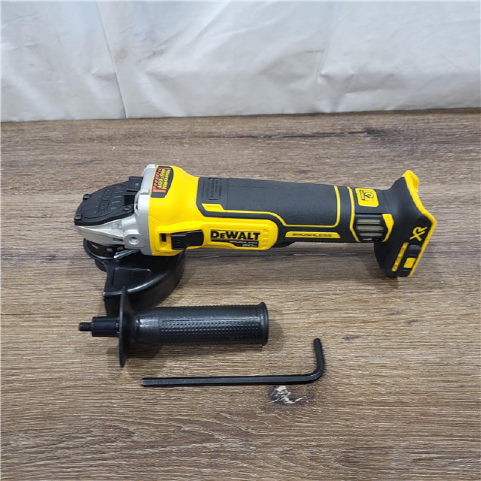 AS-IS DeWalt DCG405B 20V Max XR 4.5-Inch Slide Switch Small Angle Grinder (Tool Only)