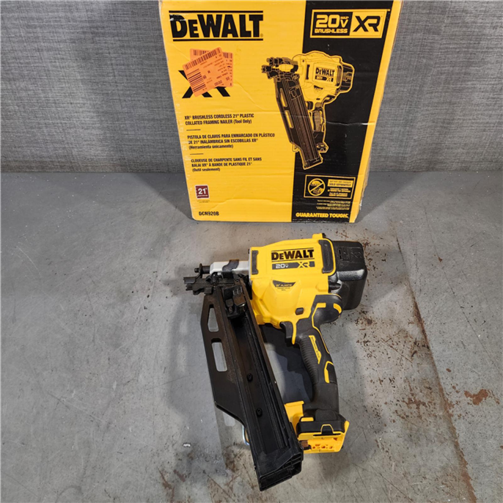 HOUSTON LOCATION - AS-IS DEWALT 20-Volt 21Â° Cordless Framing Nailer (Tool-Only)