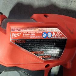 HOUSTON LOCATION - AS-IS M18 FUEL 18-Volt Lithium-Ion Brushless Cordless 18-Gauge 1/4 in. Narrow Crown Stapler (Tool-Only)