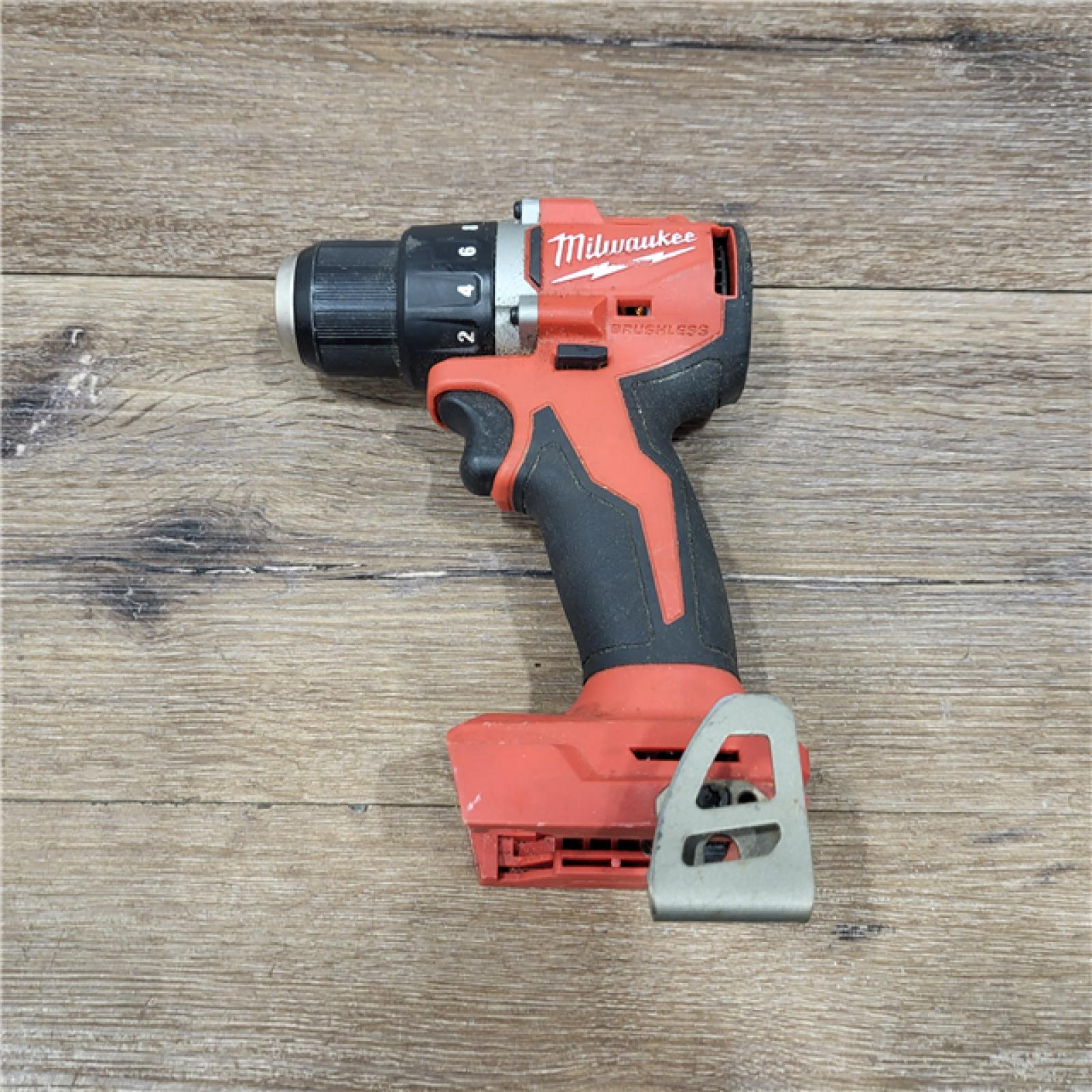 AS-IS Milwaukee M18 Compact Brushless Cordless 1/2 in. Drill/Driver Kit