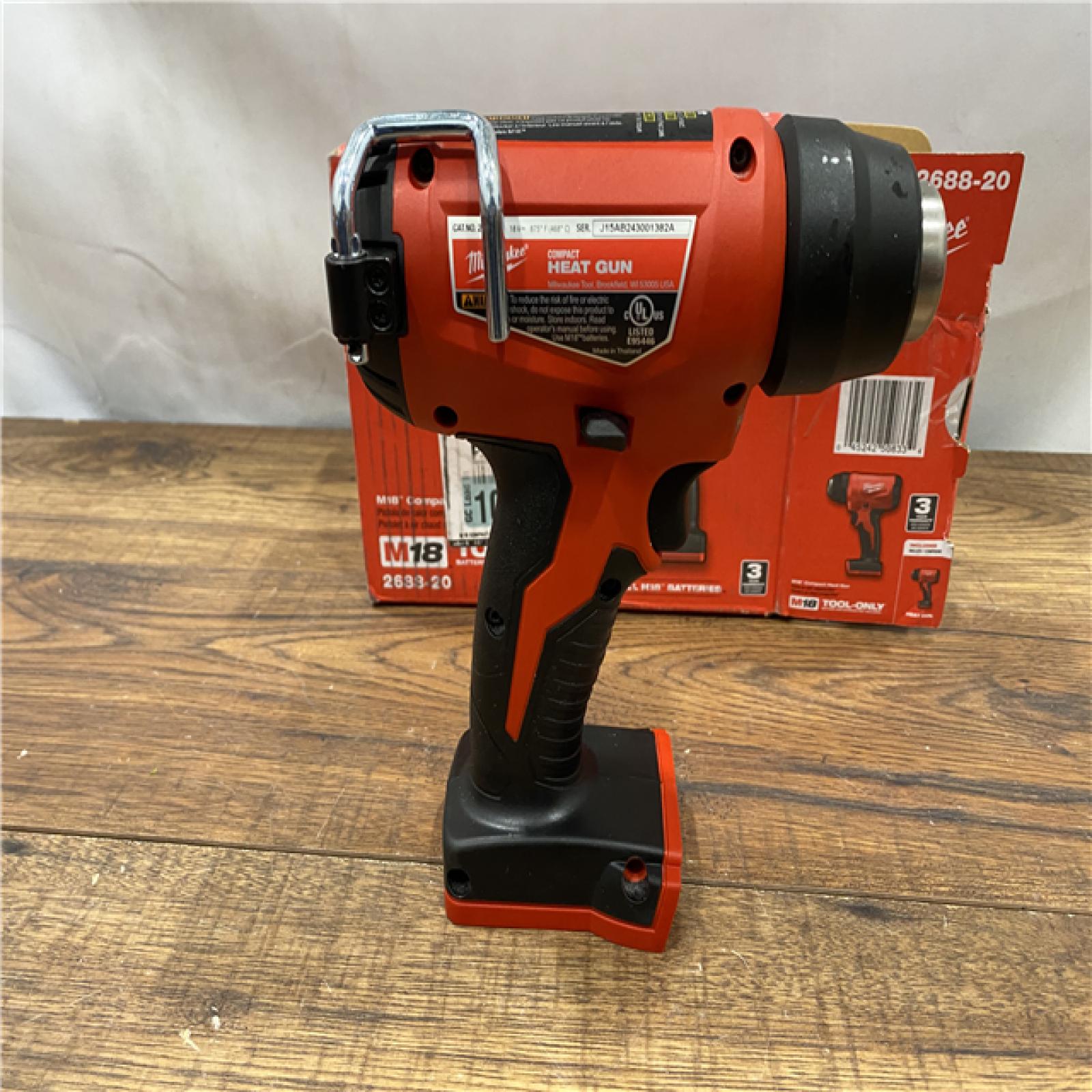 AS IS Milwaukee M18 18 Volt Compact Heat Gun