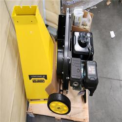 California AS-IS Champion Power Equipment 3 in. Dia 224 Cc 2-in-1 Upright Gas Powered Wood Chipper Shredder