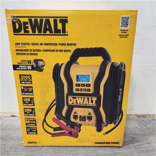 Phoenix Location DEWALT Portable Power 2000 Peak Amp Jump Starter w/Digital Compressor