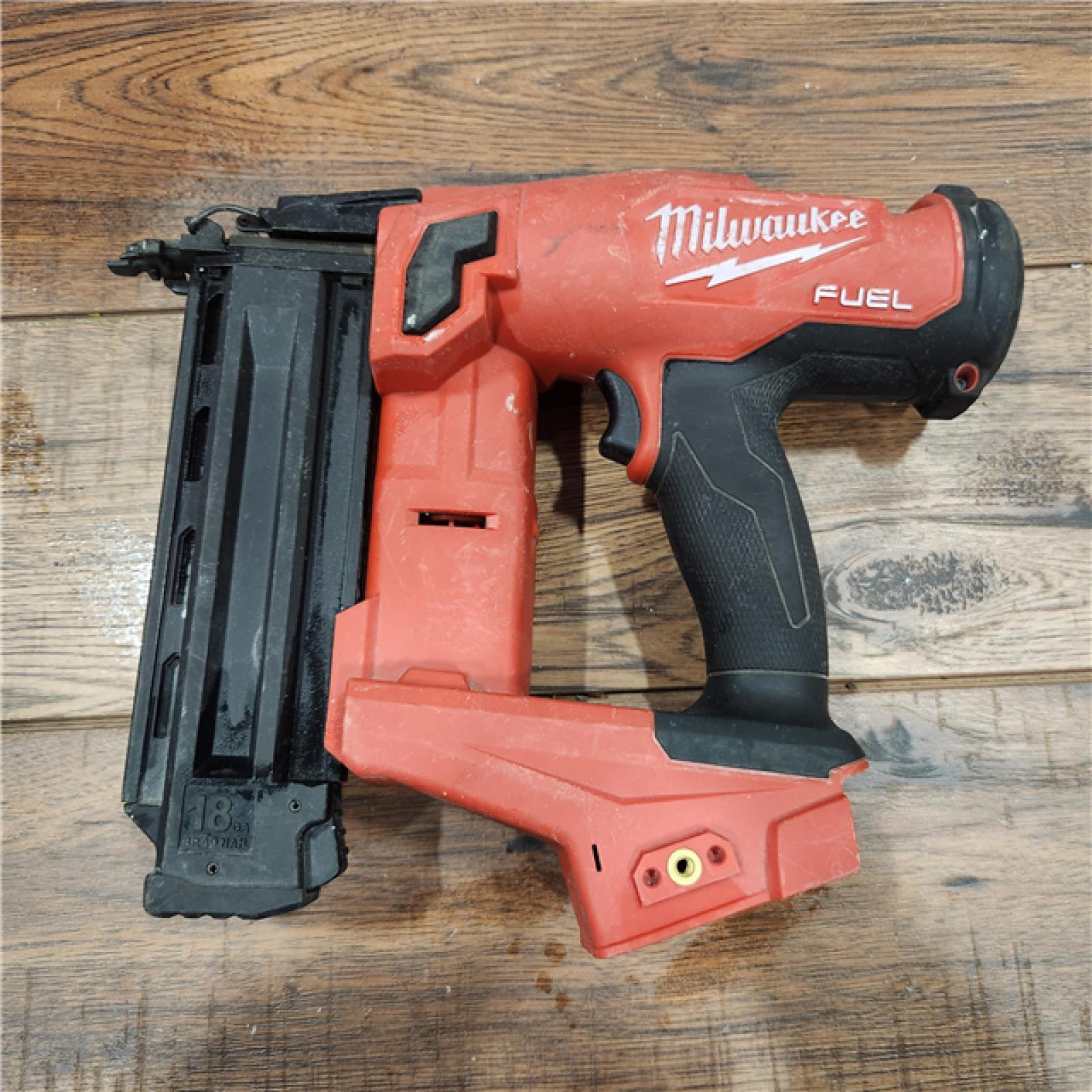 AS-IS M18 FUEL 18-Volt Lithium-Ion Brushless Cordless 18-Gauge 1/4 in. Narrow Crown Stapler (Tool-Only)