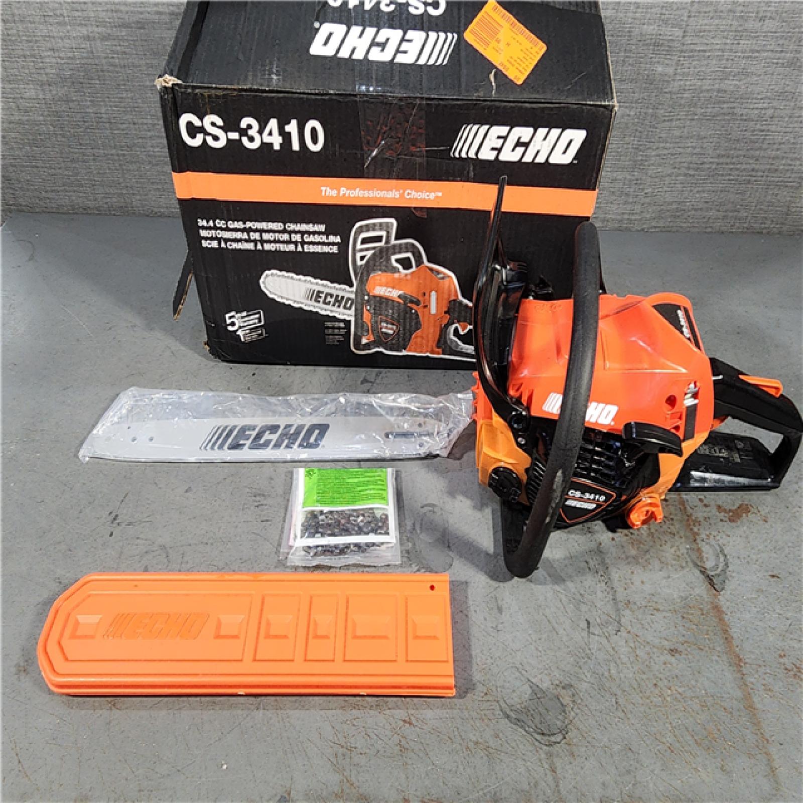 HOUSTON LOCATION - AS-IS Echo 16in Bar & Chain 34.4 Cc 2-Stroke Gas Powered Chainsaw