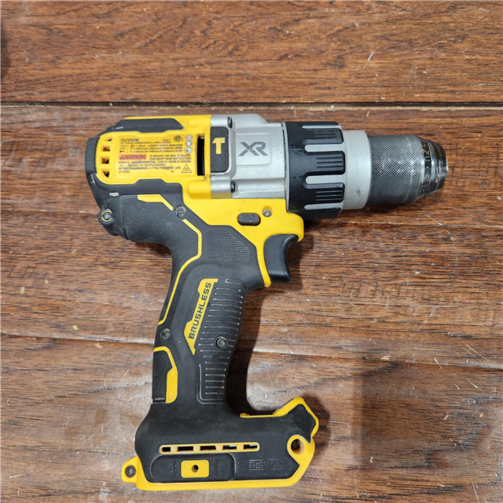 AS-IS  DEWALT 20V MAX XR Premium BRUSHLESS HAMMER DRILL with POWER DETECT (Tool Only)