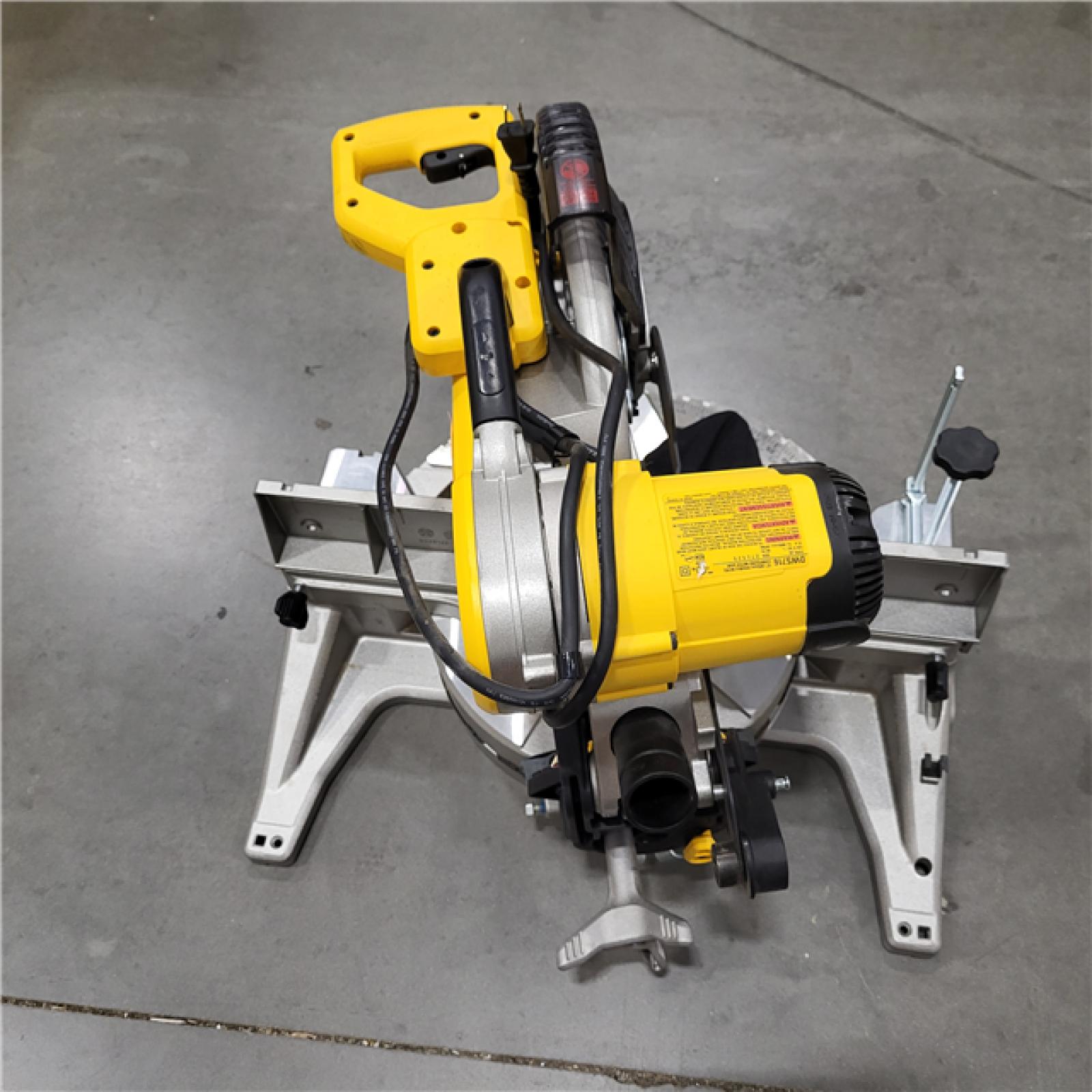 AS-IS DeWalt 15 Amp Corded 12 in. Compound Double Bevel Miter Saw