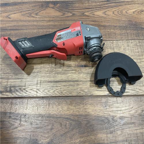 AS-IS Milwaukee M18 FUEL 18V Lithium-Ion Brushless Cordless 4-1/2 in./5 in. Grinder with Variable Speed & Paddle Switch (Tool-Only)