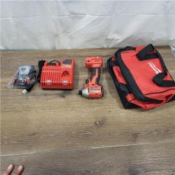 AS-IS Milwaukee M18 Compact Brushless 1/4  Hex Impact Driver Kit