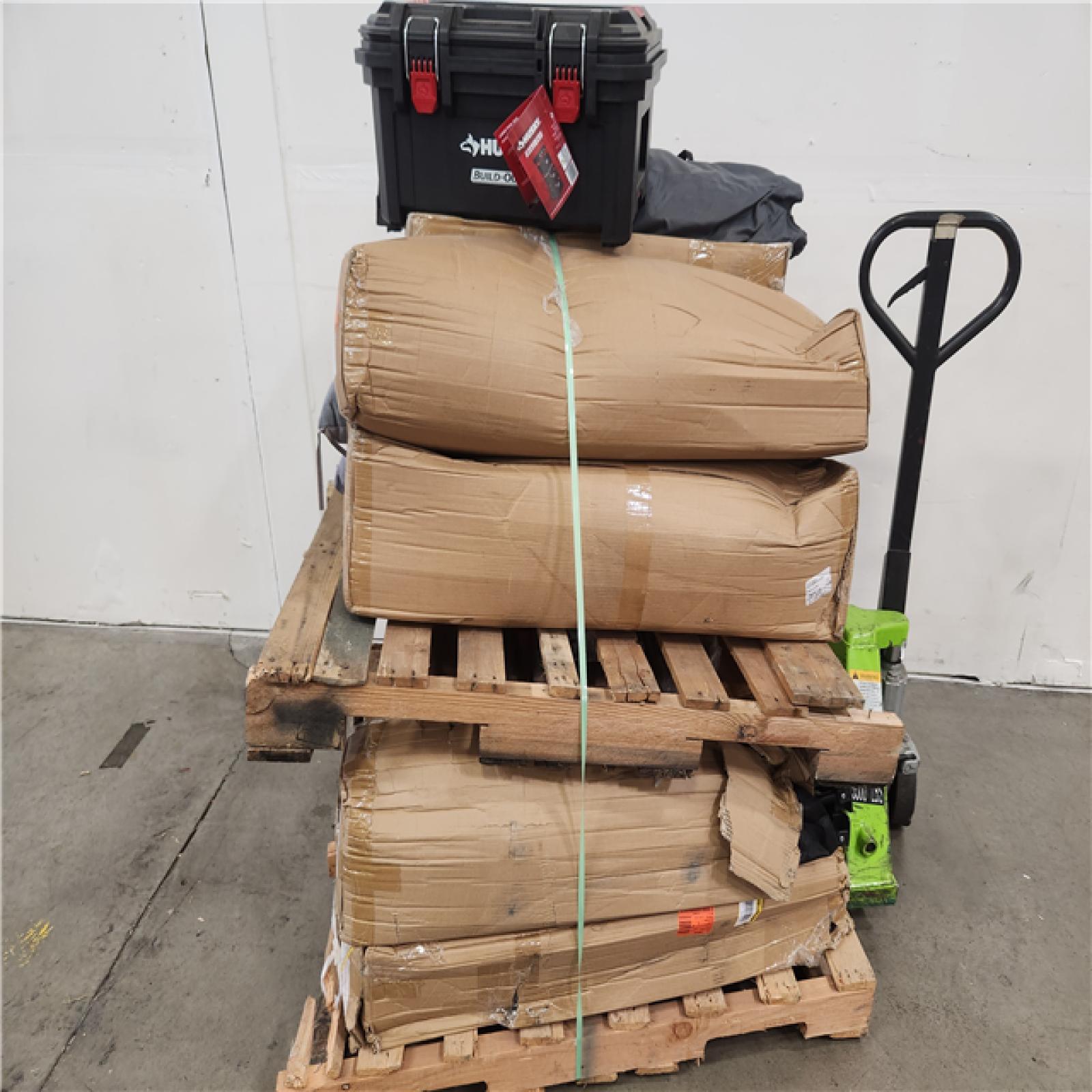 Phoenix Location Pallet of Assorted Folding Camping Chairs & More