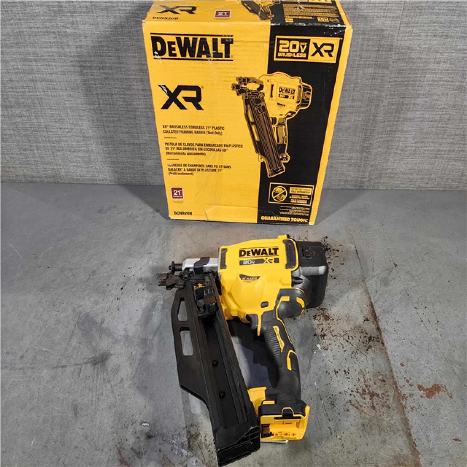 HOUSTON LOCATION - AS-IS DEWALT 20-Volt 21Â° Cordless Framing Nailer (Tool-Only)