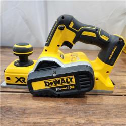 AS-IS DEWALT 20-Volt MAX XR Lithium-Ion Cordless Brushless 3-1/4 in. Planer (Tool-Only)