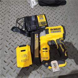 Houston location AS-IS ATOMIC 20V MAX Lithium Ion Cordless 23 Gauge Pin Nailer Kit with 2.0Ah Battery and Charger