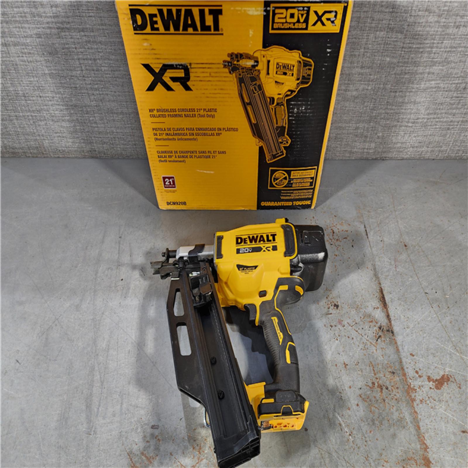 HOUSTON LOCATION - AS-IS DEWALT 20-Volt 21Â° Cordless Framing Nailer (Tool-Only)