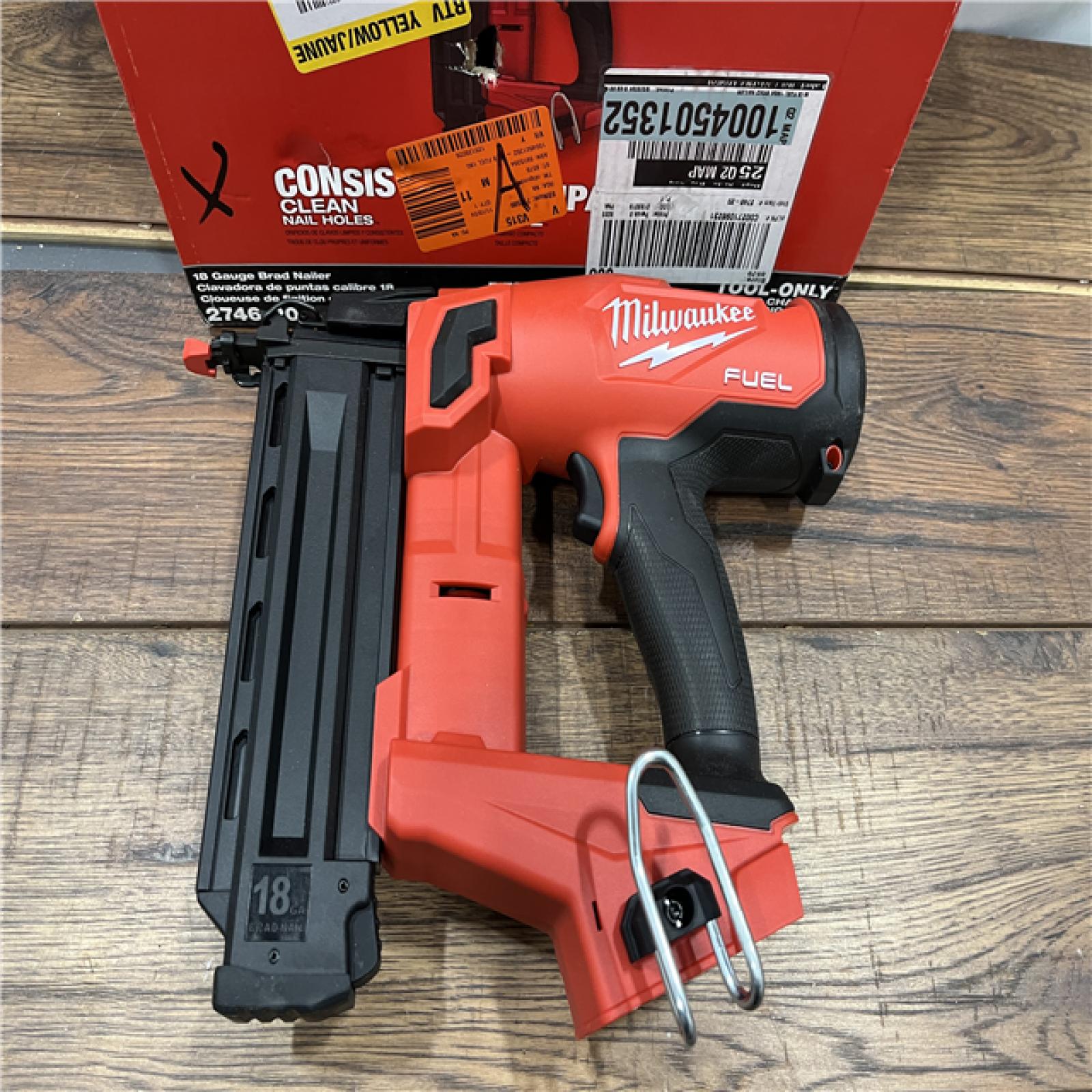 AS-IS Milwaukee M18 FUEL 18 Gauge Brad Nailer