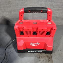 HOUSTON LOCATION - AS-IS Milwaukee M18 Packout Six Bay Rapid Charger (TOOL ONLY)