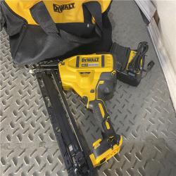 Houston location AS-IS DeWalt DCN650D1 20V Cordless 15 Gauge Finish Nailer W/ Battery  Charger and Bag