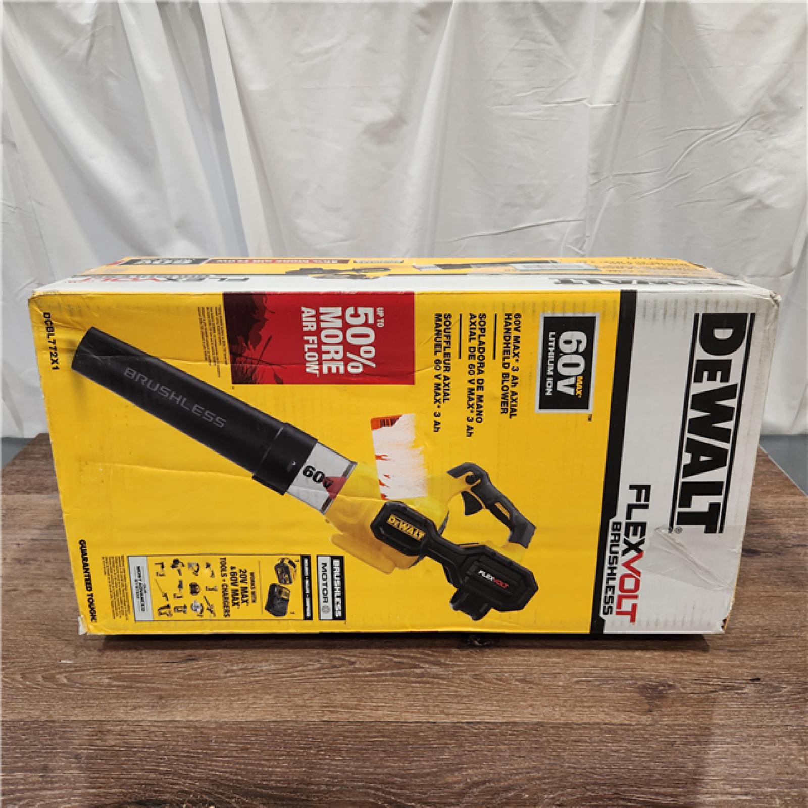 AS-IS DEWALT 60V MAX Brushless Cordless Handheld Leaf Blower