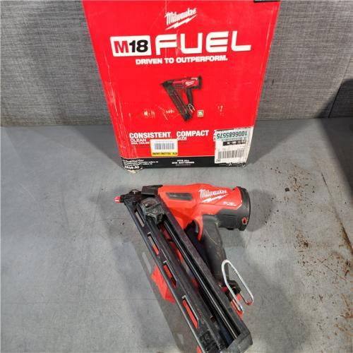 HOUSTON LOCATION - AS-IS Milwaukee 2839-20 M18 FUEL 15 Ga. 18 Volt Brushless Angled Finish Nailer (TOOL ONLY)