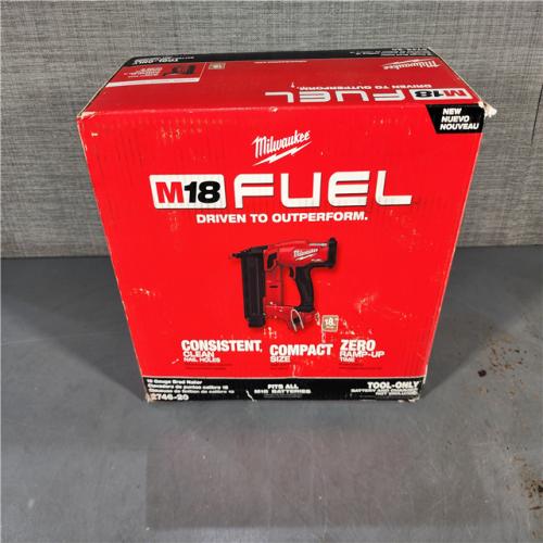 HOUSTON LOCATION - AS-IS Milwaukee M18 Fuel 18V Brushless 18-Gauge Brad Nailer 2746-20 (Bare Tool)