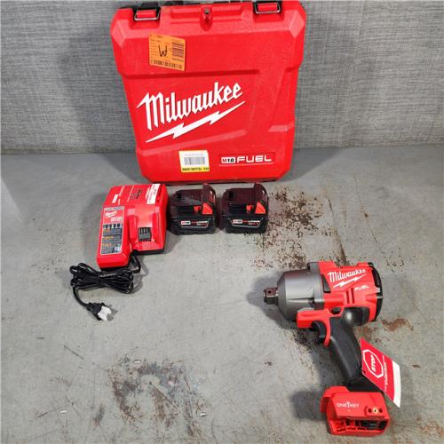 HOUSTON LOCATION - AS-IS (APPEARS LIKE NEW) Milwaukee 2864-22R 18V Brushless 3/4  High-Torque Impact Wrench W/ Friction Ring