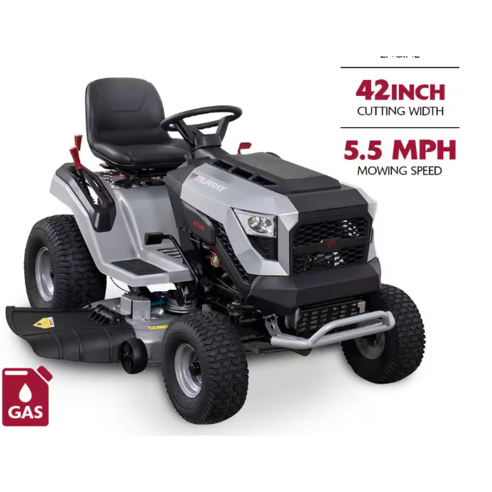 DALLAS LOCATION - 42 in. 19.0 HP 540cc EX1900 Series Briggs and Stratton Engine Automatic Gas Riding Lawn Tractor Mower