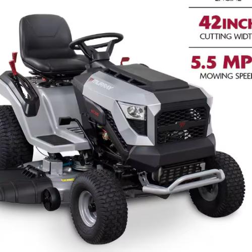 DALLAS LOCATION - 42 in. 19.0 HP 540cc EX1900 Series Briggs and Stratton Engine Automatic Gas Riding Lawn Tractor Mower