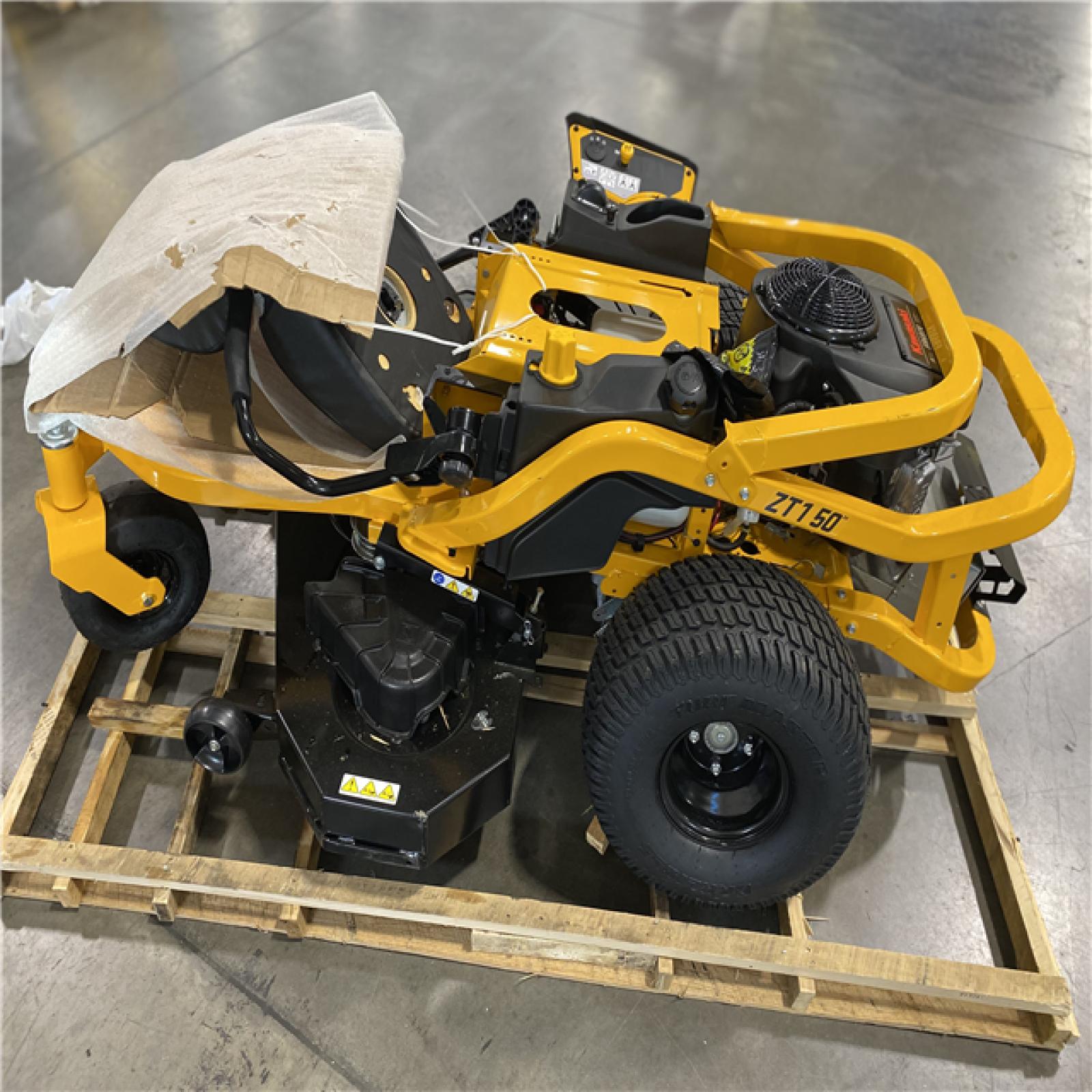 DALLAS LOCATION - AS-IS Cub Cadet Ultima ZT1 50 in. Fabricated Deck 23HP V-Twin Kawasaki FR Series Engine Dual Hydro Drive Gas Zero Turn Riding Lawn Mower