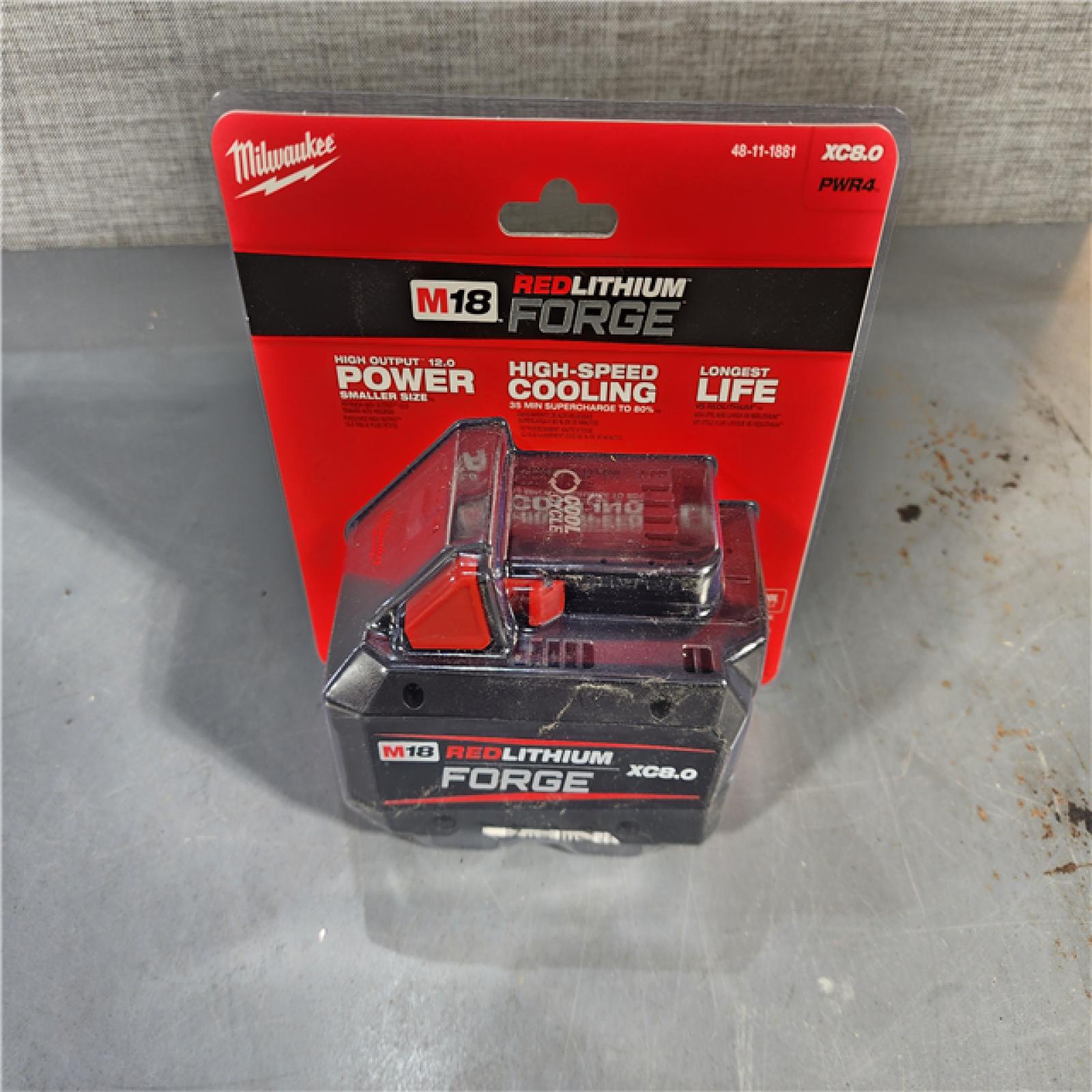 HOUSTON LOCATION - AS-IS (NEW) M18 18V Lithium-Ion REDLITHIUM FORGE XC 8.0 Ah Battery Pack