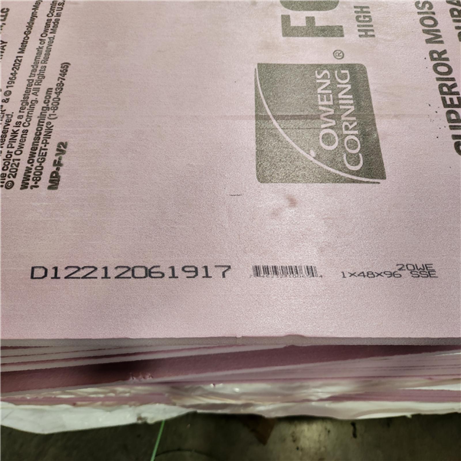 Phoenix Location Owens Corning FOAMULAR 150 1 in. x 4 ft. x 8 ft. R-5 Scored Square Edge Rigid Foam Board Insulation Sheathing Pallet (48 Boards)