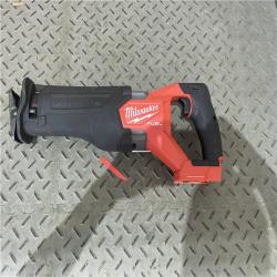 Houston location AS-IS Milwaukee M18 18V Fuel Sawzall 1-1/4  Reciprocating Saw Cordless Lithium-Ion Brushless 2821-20